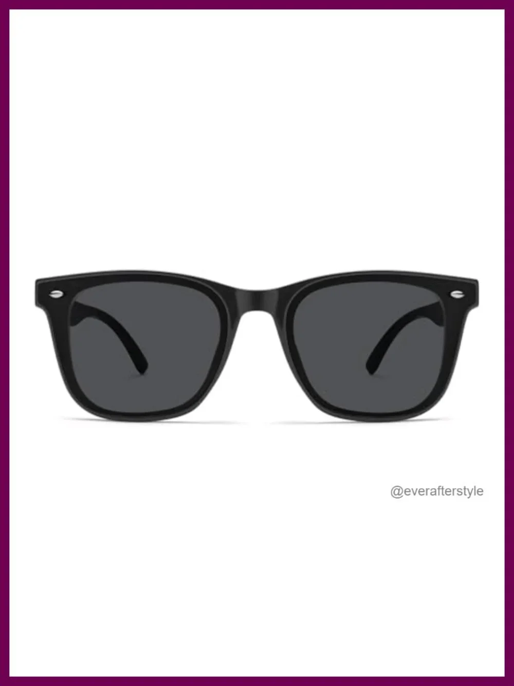 Trendy Oversized Square Sunglasses UV400 Protection Unisex Retro Shades